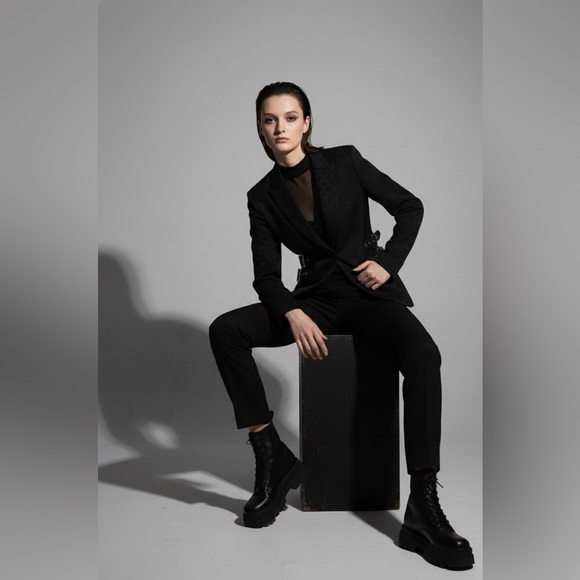 CHARLES JEFFREY LOVERBOY printed single-breasted Glasgow Blazer | Large | Unisex - Picture 15 of 16